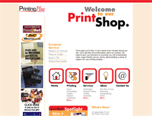 Tablet Screenshot of printingplus.net